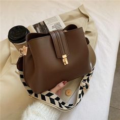 Material: PU
Texture: Soft
Closed: Buckle
Size: 10.8"L x 4.3"W x 7.7"H in; It is enough to hold daily stuffs including cell phones, sunglasses, wallet, key etc.
Baldric: Adjustable shoulder strap Texture Cuir, Womens Messenger Bag, Tas Bahu, Vegan Purses, Tas Fashion, Pu Bag, نظارات شمسية, Moda Retro, Minimal Classic