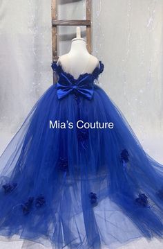 Can Be Customized To Your Liking . Please Feel Free To Contact Us Directly For Further Questions. Thank You ( Hair Bow Included ) ( Customization Fee's Apply ; Only On Customized Orders ) Blue Princess Ball Gown Dress, Blue Princess Style Ball Gown Dress, Blue Ball Gown Pageant Dress, Blue Tulle Princess Dress For Prom, Royal Blue Princess Dress For Wedding, Blue Ball Gown For Pageant, Blue Ball Gown For Pageants, Fitted Blue Ball Gown Pageant Dress, Blue Princess Gown For Party