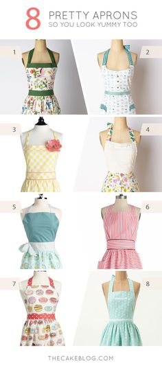 the instructions for how to make an apron dress