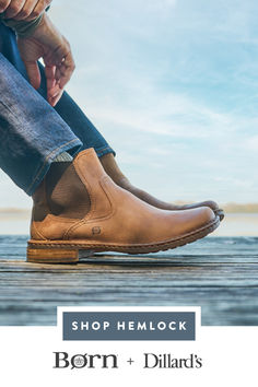 Shop HEMLOCK now on Dillards.com! Leather Western Chelsea Boots With Moc Toe, Classic Slip-on Walking Boots, Rugged Leather Slip-on Chelsea Boots, Rugged Leather Slip-on Waterproof Boots, Western Waterproof Boots With Leather Footbed And Plain Toe, Rugged Plain Toe Chelsea Boots For Business, Outdoor Slip-on Boots With Leather Sole, Western Leather Waterproof Boots With Leather Lining, Western Chelsea Boots With Rubber Sole And Round Toe