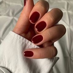 Red Gel Nails, Gel French Manicure, Nails Stickers, Milky Nails, Nails Today, Minimal Nails, Basic Nails, Casual Nails, Glamorous Nails