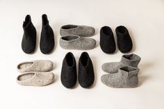 Beautifully crafted by hand in Nepal using New Zealand wool these wool shoes will keep your feet warm and toasty in winter.  The wool allows the foot to breathe. Naturally durable and stain resistant, the felted wool does not scratch or pill. Stitched to a suede sole; These shoes are a firm favourite for an inside shoe alternative. The Shoe comes in four colourways; charcoal, stone, green and navy.  The slippers are a generous fit. We recommend referencing our size chart for measurements to ensu Wool Shoes, Indoor Shoes, Inside Shoes, Felted Wool, Wool Felt, Nepal, Bleu Marine, Snug Fit, New Zealand