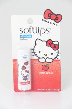 2 PACK Softlips All Natural Hello Kitty Lip Balm - Crisp Apple 0.15 oz U21 2 PACK Details Product Dimensions: 0.0 x 0.0 x 0.0 inches Item Weight: 0.01 pounds Shipping Weight: 0.3 pounds Item MPN: B079639WK6 Item part number: B079639WK6 Fast and Free Shipping We get your order shipped out within 1-business day and delivered to your doorstep as quickly as possible. Competitive Pricing With our dynamic pricing model, our prices are always competitive. 30-day Money Back Guarantee If you're unhappy w Apple Lip Balm, Hello Kitty Chapstick, Things To Put On Your Christmas List, Hello Kitty Lip Gloss, Hello Kitty Lip Balm, Hello Kitty Products, Meliodas And Elizabeth, Hello Kitty Makeup