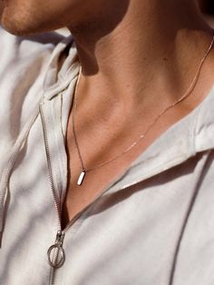 Shop – vacier-us Minimal Pendant, Minimal Necklace, Men's Necklace, Gold Pendant Necklace, Chains For Men, Silver Man, Rotterdam