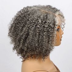 Soul Lady Seniors Wig Salt And Pepper Curly Bob Wig Enhance your beauty with our Soul Lady Seniors Wig in a gorgeous salt and pepper color, featuring a stylish curly bob design tailored for women over 60 who appreciate sophistication and elegance. Chic Salt And Pepper Color This wig's salt and pepper color blend exudes a refined and classy vibe, combining grey and black tones for a timeless and elegant appearance. Perfect for women over 60 who seek a natural and graceful style. Curly Bob ... Full Volume Hair, 5x5 Lace Closure Wig, Gray Wig, Curly Bob Wig, Curly Bob Wigs, Full Volume, Grey Wig, Pepper Color, Lace Closure Wig