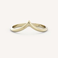 Summit is a dramatic contoured band that comes to a point. Can be paired with most engagement rings or worn alone. Metal Type: 14K Yellow Gold Avg Band Width: 1.6mm Minimalist 14k Gold Band With Vvs Clarity, Modern Stackable Rings With Tension Setting For Promise, Modern 14k Gold Promise Bands, Modern 14k Gold Stackable Rings With Round Cut, 14k Gold Rings With Tension Setting And Open Band, 14k Gold Open Band Ring With Tension Setting, Minimalist Curved Wedding Rings, Minimalist Curved Wedding Jewelry, Classic 14k Gold Stackable Rings With Vs Clarity