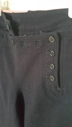 "WOW Vintage 1960s era GENUINE Navy uniform dress pants. 100% navy blue wool, double button fly and lace back. Near perfect condition. Men's size S/Small (waist 29\", outside leg 40\"). FREE SHIPPING" Vintage Workwear Pants With Buttons, Vintage Pants With Buttons For Workwear, Vintage Fitted Pants With Buttons, Vintage Formal Bottoms For Winter, Fitted Vintage Pants With Buttons, Fitted Pants With Buttons For Winter, Fitted Winter Pants With Buttons, Vintage Pants With Buttons For Fall, Vintage Wool Pants For Formal Occasions