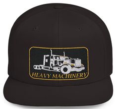 the heavy machinery hat is shown in black