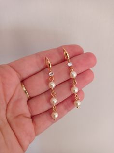 These pearl drop earrings for brides are perfect for a bling wedding theme. Gorgeous pearl earrings, that look beautiful and attractive. You will love it. Simple, beautiful and femenine earrings, that you will be able to wear on many occasion even after the ceremony.   Available: SILVER, GOLD  Please read my policies before purchase: https://www.etsy.com/shop/SilkPearlDesign#policies Pearl Drop Clip-on Earrings, Elegant Pearl Dangle Clip-on Earrings, Pearl Embellished Chandelier Drop Earrings For Gifts, Elegant Pearl Dangle Earrings, Bling Wedding Theme, Pearl Drop Earrings Gold, Drop Earrings Gold, Bling Wedding, Wedding Jewelry Earrings