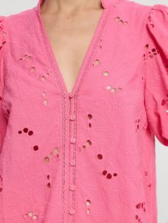 Kivari Corfu Blouse Pink | Vagabond Apparel Boutique Apparel Boutique, Corfu, Swimwear Sale, Guest Outfit, Lace Edging, Pink Blouse, Basic Tops, Shop Swimwear, Wedding Guest Outfit