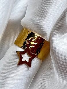 golden star charm ring stainless steel adjustable Charm Ring, Golden Star, Charm Rings, Star Charms, Rings Statement, Statement Rings, Jewelry Rings, Bathing Beauties, Electronic Accessories