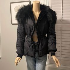 Brand New With Tags Ramy Brook ‘Willy’ Fully Reversible Faux Fur Jacket! One Side Is Black Puffer, Other Side Is Silky-Soft Faux Fur. Gunmetal Hardware With Adorable Metallic Stripe On The Wrist Part Of The Sleeve. Perfect For Living Out Your Chic Ski Chalet Dreams!No Trades. Parker Jacket, Dramatic Sleeves, Metallic Jacket, Gold Jacket, Gunmetal Hardware, Ski Chalet, Wrap Jacket, Ramy Brook, Black Puffer