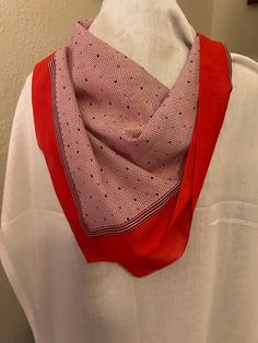 Beautiful square cotton Americana style scarf/ bandana. Brand is Ray Strauss, made in Italy, 100% cotton. Measurements: 24 x 24 inches. Vintage Bandana, Americana Style, Scarf Bandana, Style Scarf, Americana Fashion, Red Bandana, Cotton Scarf, Scarf Styles, Scarf Wrap