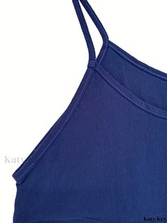 Katykey - Versatile Womens Solid Cami Top: Sleeveless Casualwear for the Seasons of Summer and Spring Solid Cotton Halter Neck Tank Top, Solid Color Cotton Halter Neck Tank Top, Cotton Halter Neck Tank Top, Beach Tank Vest In Cotton, Beach Sleeveless Cotton Vest, Beach Cotton Tank Vest, Sleeveless Cotton Beach Vest, Sleeveless Cotton Vest For Beach, Stretch Cami Vest For Summer