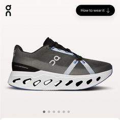 Brand New In Box Modern Running Shoes With Arch Support, On Running Shoes, On Running, Black Blue, Blue Black, Running Shoes, Athletic Shoes, Size 7, Women Shoes