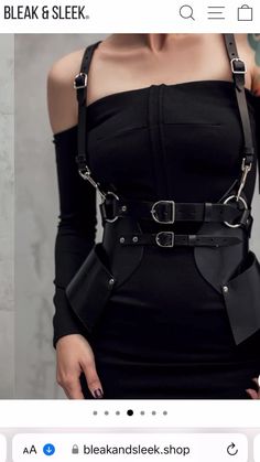 Leather Corset Belt - Statement Piece Punk Style Party Harness With Belt, Punk Party Harness With Belt, Edgy Fitted Harness With Belt, Black Party Harness With Belt Loops, Edgy Harness With Belt For Night Out, Edgy Belt Harness For Night Out, Party Harness With Belt Loops In Black, Gothic Party Harness With Straps, Gothic Fitted Harness For Party