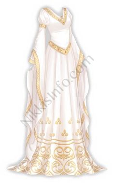 Gaun Abad Pertengahan, Love Nikki, Fest Outfits, Dress Sketches, Dress Drawing, Medieval Dress, Anime Dress, Fashion Design Drawings