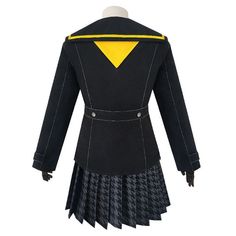 Elevate your school-themed cosplay with the School Uniform Dress Outfits. Meticulously designed, these outfits capture the classic and timeless style of school uniforms. Crafted for comfort and authenticity, they allow you to embrace the spirit of academia with charm and grace, making a memorable impression at conventions, events, or photoshoots. Description: Material： Uniform Cloth Package included: Neck-tie + Skirt + Top Size Guide(Inches): Size Suit Length Chest Shoulder Width Sleeve Length S Fitted Anime Costumes For Winter, Fitted Winter Anime Costumes, Fitted Harajuku Costume For Winter, Winter Anime Style Fitted Costumes, Fitted Harajuku Style Winter Costume, Harajuku Style Fitted Winter Costume, Fitted Long Sleeve Winter Costume, Fitted Harajuku Cosplay Costume For Winter, Fitted Black Cosplay Costume For Fall