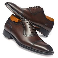 Elevate your formal attire with our premium genuine leather men's lace-up shoes. crafted with utmost precision, these classic shoes offer unmatched comfort and style for any occasion. Brown Formal Shoes, Brown Luxury, Oxford Brogues, Coffee Black, Wedding Party Dress, Luxury Men, Italian Shoes, Brown Coffee, Oxford Dress