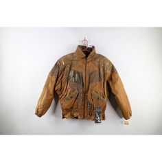 Deadstock Vintage 90s Streetwear Womens Large Patchwork Leather Bomber Jacket Womens Jacket New with defects. Stains both arms, shoulders. Blemishes throughout. Distressed and faded. Has musty scent Womens size Large Measurements are: 25 inches underarm to underarm 26 inches top to bottom Multicolor Leather US Shipping is FREE, Canada is $15 and International is $24 Check out my other items in my store! Y40 90s Streetwear, Jacket Vintage, Vintage Leather, Leather Women, Vintage 90s, Vintage Ladies, Bomber Jacket, Leather Jacket, Jackets For Women