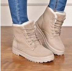 Winter Shoe Trends Ankle, Winter Shoes For Women Elegant, Winter Boots For Ladies, Cute Winter Boots With Heel, Cheap Lace-up Boots With Round Toe For Winter, Winter Boots Leggings, Cheap High-top Boots For Fall, Winter Shoes For Touring City, Trendy Cold Weather Shoes