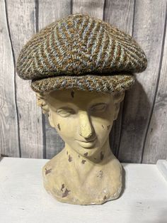 Vintage Jonathan, Richard, newsboy cap. Made in Ireland. Wool. Has wear , staining and a few defects as pictured. 22.5 inches around Newsboy Cap, Caps Hats, Boats, Accessories Hats, Stain, Wool, History, Etsy Uk, Hats