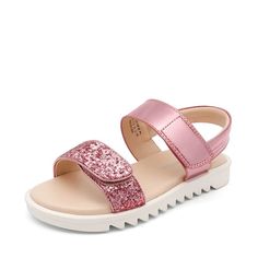 Summer Glitter Ankle Strap Sandals, Glitter Ankle Strap Sandals For Summer, Spring Synthetic Sandals With Glitter Accents, Spring Sandals With Glitter Accents, Spring Glitter Ankle Strap Sandals, Spring Ankle Strap Sandals With Glitter, Shimmer Sandals For Beach In Summer, Shimmer Sandals For Beach And Summer, Pink Glitter Sandals For Summer