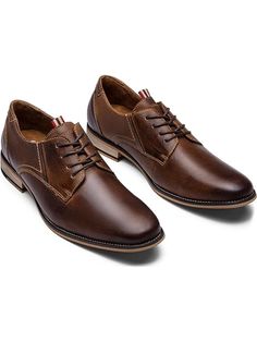 RMY9212-dark brown  Collar    Oxfords & Derby Shoes Embellished   Men Shoes Brown Groomsmen Shoes, Oxfords With Leather Sole, Victorian Shoes Male, Brown Low-top Lace-up Shoes For Business Casual, Brown Lace-up Shoes For Formal Fall Occasions, Brown Lace-up Business Shoes For Fall, Semi-formal Leather Shoes With Pointed Toe, Brown Lace-up Shoes For Business In Fall, Casual Semi-formal Leather Shoes With Pointed Toe