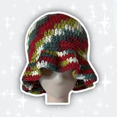 * handmade with cotton yarn ���🧶 * breathable and perfect for spring and summer ☀️ * adult sized - measures about 22 inches in circumference Red Beach Cap, Red Knitted Cotton Hat, Red Cotton Knitted Hats, Bohemian Red Wide Brim Bucket Hat, Adjustable Red Bohemian Bucket Hat, Red Crochet Hat For Beach, Red One-size Crochet Hat For Beach, One-size Red Crochet Hat For Beach, One-size Red Crochet Hat For The Beach