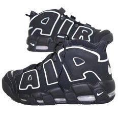 Nike Air More Uptempo 'Black White' 2020 Brand New Never Worn Us Men's 7 (Women's 8) Purchased On Goat #Nikeairuptempo #Nikeair #Blacknikes #Nike #Whitenikes Nike Uptempo Black, Air Uptempo Nike, Girl Wishlist, Nike Uptempo, Uptempo 96, Nike Air Uptempo, Nike Air More Uptempo, Galaxy Planets, Nike Air More