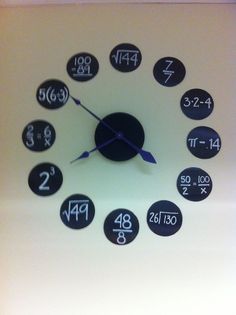 an image of a clock with numbers on it