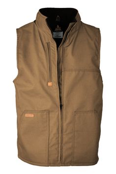 Brown fr fleece lined vest Coveralls Mens, Wind Blocking, Winter Wear Women, Cold Prevention, Father Shirts, Leather Gear, Men's Outerwear, Outerwear Vest, Body Heat