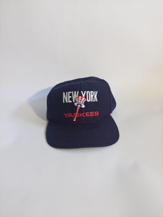 Yankees hat! Condition: 10/10 Size: One size fits all! Materials: 100% wool                  FEEDBACK & SHOP Leave your feedback for us is very import and if you have any issues please contact us to resolve it!! Navy Winter Baseball Cap, Navy Hat For Streetwear, Navy Hat For Streetwear, One Size Fits Most, Ny Yankees Hat, Yankees Hat, Ny Yankees, Trucker Cap, One Size Fits All, Mlb