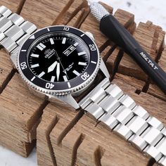 Durable Stainless Steel Silver Watch Accessories, Durable Silver Stainless Steel Watch Accessories, Seiko Alpinist, Seiko Diver, Orient Watch, Seiko Watches, 200m, Two Tone Watch, Dive Watches