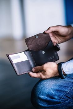 "Looking for a unique and stylish gift? Look no further than our personalized leather wallet. Made from high-quality genuine leather, this wallet is both durable and functional. It features several compartments for your cash and cards. But what sets this wallet apart is the ability to customize it with your own initials or name, making it a truly one-of-a-kind accessory. Perfect for yourself or as a gift for a friend or loved one. Order yours today and enjoy the luxury of a personalized leather Personalized Leather Wallet, A Gift For A Friend, Handmade Leather Wallet, Clip Wallet, Money Clip Wallet, Engraved Logo, Personalized Leather, Gift For A Friend, Vegetable Tanned Leather