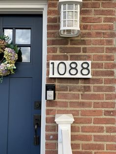 Towson House Numbers, Number Sign, Address Sign, Address Plaque, House Number, Address Number, Housewarming Gift, House Numbers Horizontal House Address Ideas, Address Numbers On House, Modern Address Numbers, Modern House Numbers Sign, Modern House Numbers, A Modern House, The Perfect House, Modern House Number, House Number Plaque