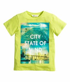 Product Detail | H&M IL City State, State Of Mind, Shirt Ideas, Printed Design, Baby Love, Quality Clothing, Boy Fashion