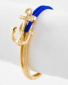 NEU NEW WITH TAGS Coastal Collection royal blue / gold plated satin cord anchor shaped charm bracelet. 7.75" Long 1.25" charm Your jewelry will arrive in an organza drawstring gift bag. 710228-710231 Adjustable Blue Nautical Bracelets, Adjustable Blue Nautical Jewelry, Adjustable Blue Nautical Bracelet, Adjustable Nautical Blue Jewelry, Nautical Style Blue Bracelets For Beach, Nautical Style Anchor Jewelry In Blue, Blue Nautical Style Anchor Jewelry, Blue Nautical Anchor Jewelry, Drawstring Gift Bag