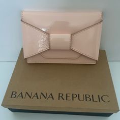 Never Used, Like New Condition. Small Mark On Front, See Pic But Not Visible When Closed. Envelope Style. Pink Wallet, Banana Republic, Wallets, Envelope, Bag Lady, Like New, Wallet, Pink, Women Shopping