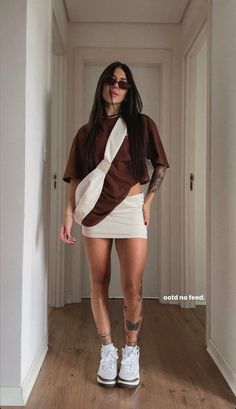 Optical Illusion Dress, Classy Streetwear, Aesthetic Streetwear, Illusion Dress, Looks Street Style, Easy Trendy Outfits, Causual Outfits, Salma Hayek, Festival Looks