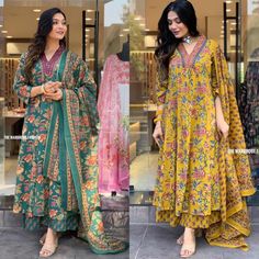 #WinterSummerAndSpring #Handmade #SalwarKameez #India #GreenAndYellow #VNeck #PrintedAndHandWork #YesFullyStitched #Cotton #eBay #eBayStore #eBaySeller #Women #Indian Palazzo Kurta, Kurta With Palazzo, Kurta Set For Women, Kurta Set, Green And Yellow