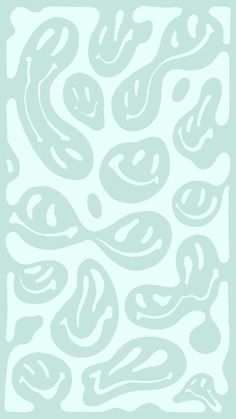 an abstract pattern in white on a light green background