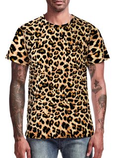 PRICES MAY VARY. Cheetah print shirt is made of soft and stretchy material. Skin-friendly and will not fade Leopard print shirt men is round neck short-sleeved and regular fit. Suitable for casual wear Animal costume tee top is adopt with vivid colors and realistic 3D printed. Bright and eye-catching. Give people a wild feeling Animal shirts for men is perfect for summer, gym, beach, rave wear, biking and other occasions Good choice to music festivals, concerts, dress up parties and Halloween An Cheetah Print Shirt, Cheetah Print Shirts, Summer Gym, Animal Print T Shirts, Printed Shirts Men, Leopard Print Shirt, Dressup Party, Rave Wear, Music Festivals