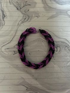 Black and Purple loom band bracelet Loom Band Bracelets, Bracelet Loom, Loom Band, Loom Bands, Black And Purple, Band Bracelet, Braided Bracelets, Arm Band, Friendship Bracelets