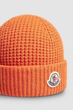 A finishing touch to cold weather looks, this beanie is crafted from a plush cashmere and wool blend. The mid-weight knit is embellished with a silicone logo patch. Casual Wool Hat With Embroidered Logo, Winter Wool Hats With Embroidered Logo, Casual Wool Bonnet For Winter, Fall Casual Beanie With Logo Patch, Casual Fall Beanie With Logo Patch, Casual Wool Knitted Bonnet, Designer Beanie For Winter, Trendy Winter Hat With Embroidered Logo, Beanies For Men