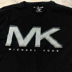 Only Wore 1 Time Brand New Michael Kors Cotton Top With Logo Print, Michael Kors Cotton Top With Graphic Print, Michael Kors Black Crew Neck Top, Michael Kors Black, Shirt Color, Long Sleeve Shirt, Sleeve Shirt, Colorful Shirts, Long Sleeve Shirts