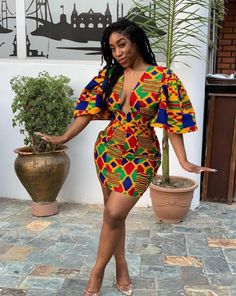 Ankara Short Gown Styles, Kente Styles, Ankara Gown Styles, Bohemian Mode