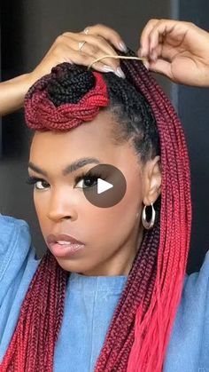 Red And Black Box Braids, Jerk Sauce, Natural Hair Pictures, Hair Braid Patterns, Black Box Braids, Flat Twist Hairstyles, Face Beat Makeup, No Apologies