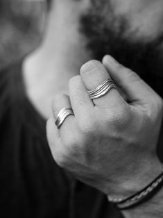 Bird Ring Jewelry, Mens Silver Ring, Ring For Boyfriend, Feather Ring Silver, Streetwear Jewelry, Rock Rings, Mens Stainless Steel Rings, Mens Rings Fashion, Silver Chain For Men