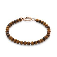 Oval Stone Bracelet Jewelry | MVMT Everyday Round Bead Gemstone Bracelets, Elegant Brown Bracelet With Lobster Clasp, Round Agate Bracelets With Natural Stones, Round Agate Bracelet With Natural Stones, Brown Stone Bracelet As A Gift, Brown Stone Bracelet As Gift, Brown Stone Bracelet For Gift, Natural Stone Agate Bracelets, Minimalist Bracelet With Round Beads And Lobster Clasp